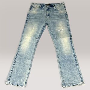 RtA Denis Vintage Flared Light Blue Denim Men's Size 34